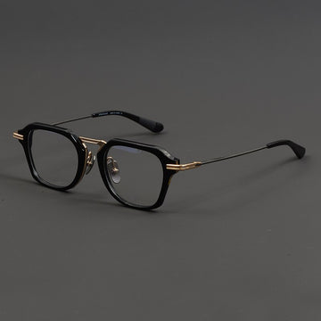 Fezell Vintage Titanium Acetate Glasses Frame
